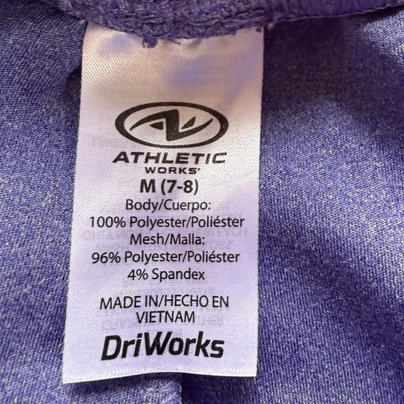 Athletic Works DriWorks Girls Performance Shorts - Picture 4 of 4